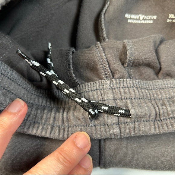 (2) Old Navy Dynamic Fleece Jogger Sweatpants For Boys Gray Green Size XL(14-16) - Picture 13 of 14